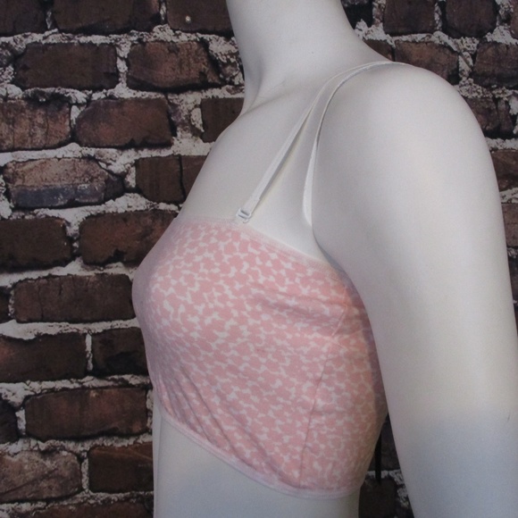 Joe's Jeans Pink White  Bandeau Size M/L - Picture 2 of 7